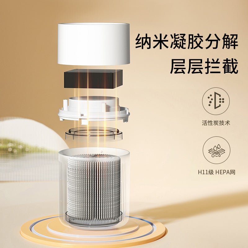 New Air Purifier Odor Removal Aromatherapy Humidifier Household In Addition To Formaldehyde Second-Hand Smoke Atomizer Generation - Image 5